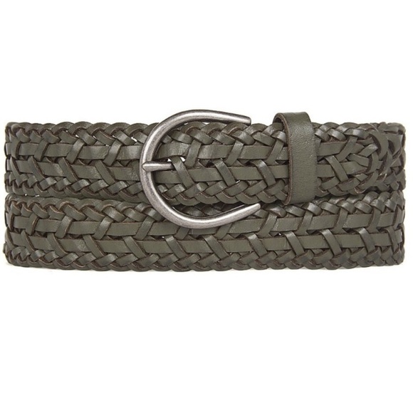 Amsterdam Heritage Aaltje Braided Italian Leather Belt NWT